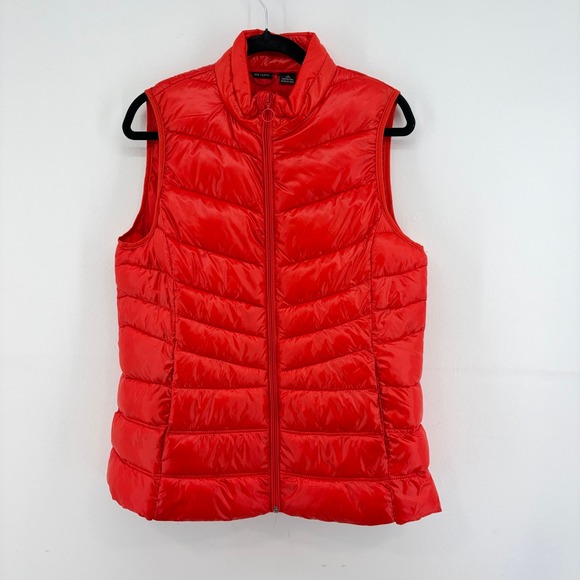 Esmara Jackets & Blazers - Esmara Womens Red Orange Quilted Puffer Vest M 8/10
